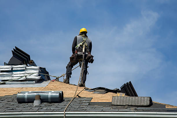 Professional Flat Roof Repair technician working in Wesley Chapel, NC